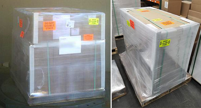 Photo of shipment as it leaves WTP