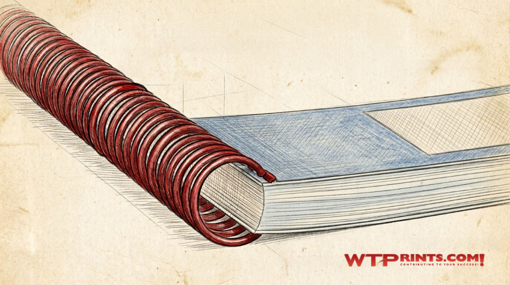 plastic coil binding example