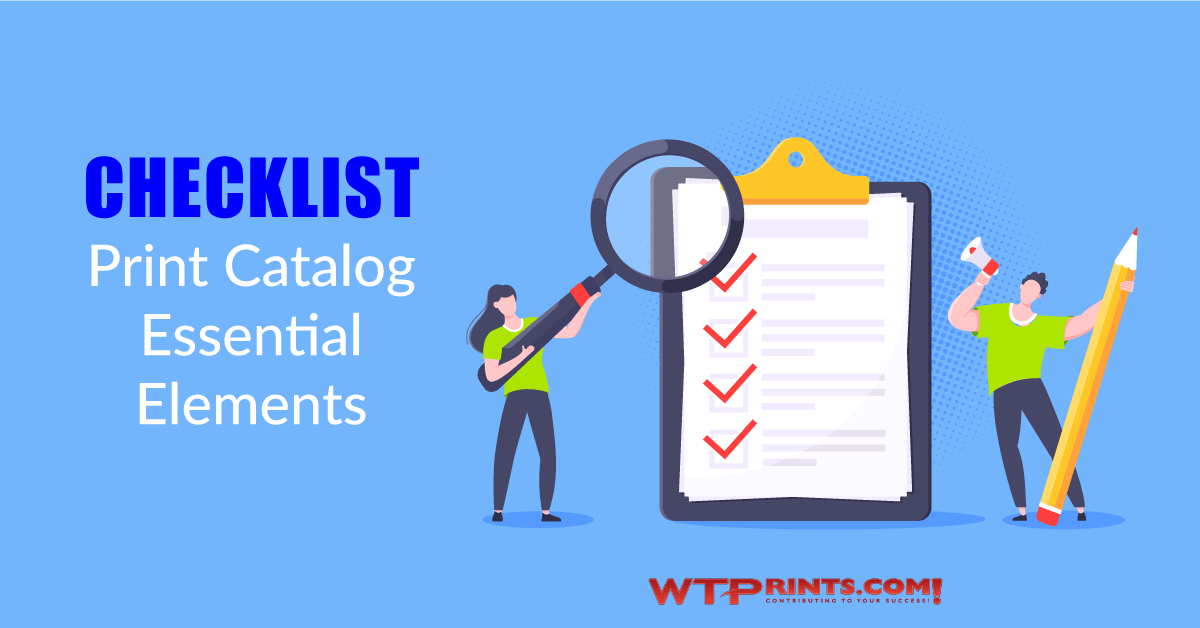 print catalog checklist essential elements