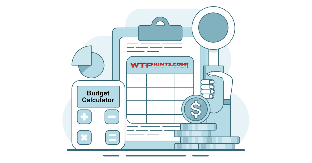Printing business budget calculator