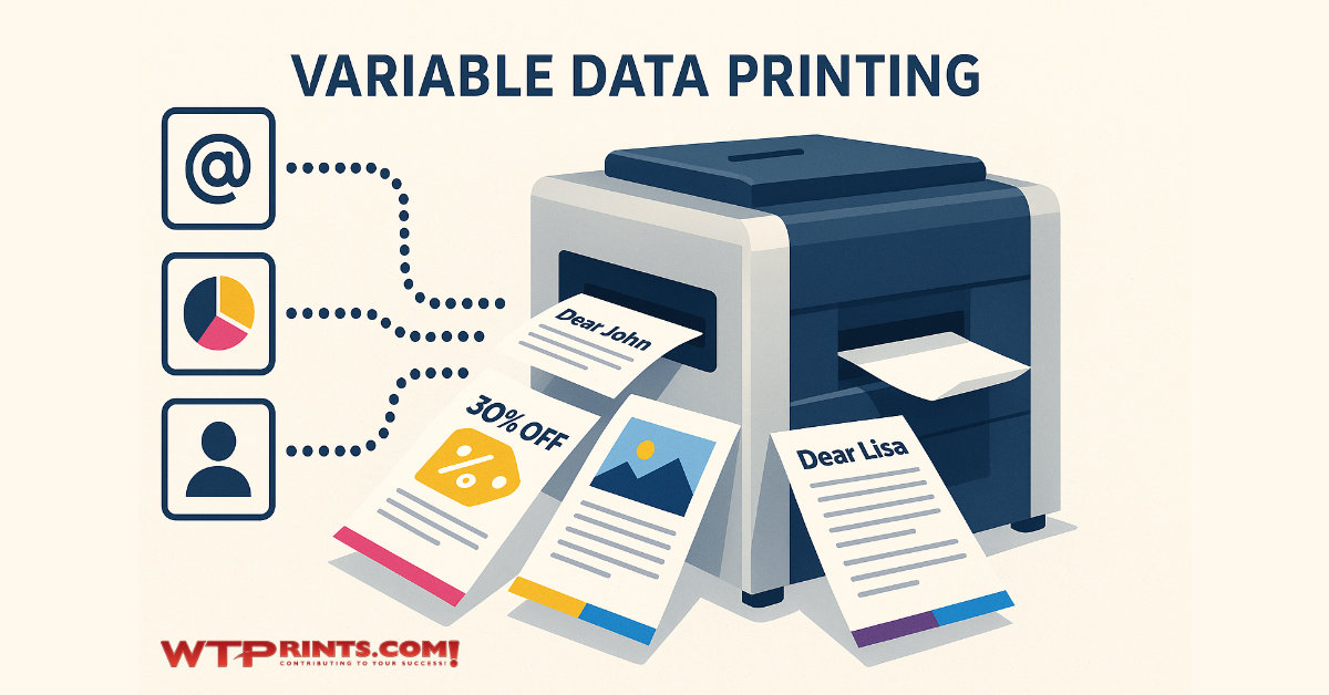 Variable data printing (VDP) concept